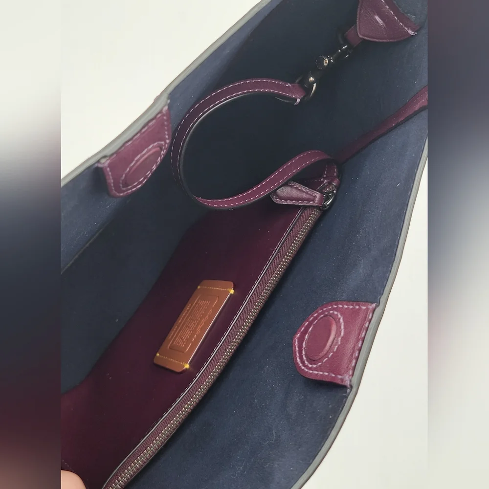 🔥CHARM INCLUDED🔥 Coach 1941 Maddy in Boysenberry, EUC - Picture 12 of 15